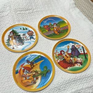 McDonald’s Set of 4 All 4 Seasons 10” Plates